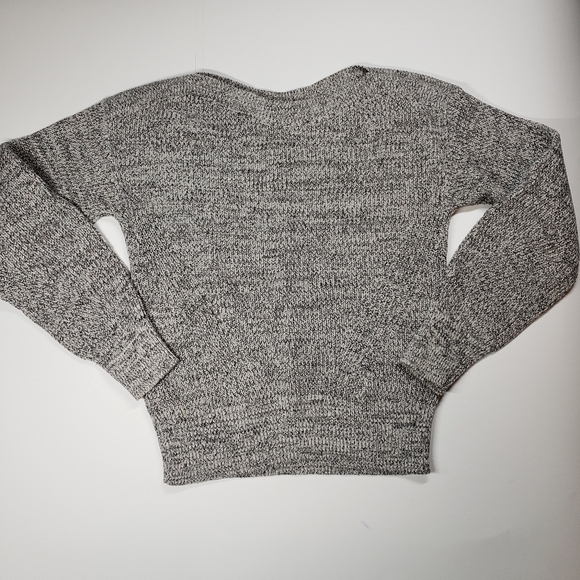 GAP Sweaters - GAP Long sleeve envelope neck sweater marled gray size small